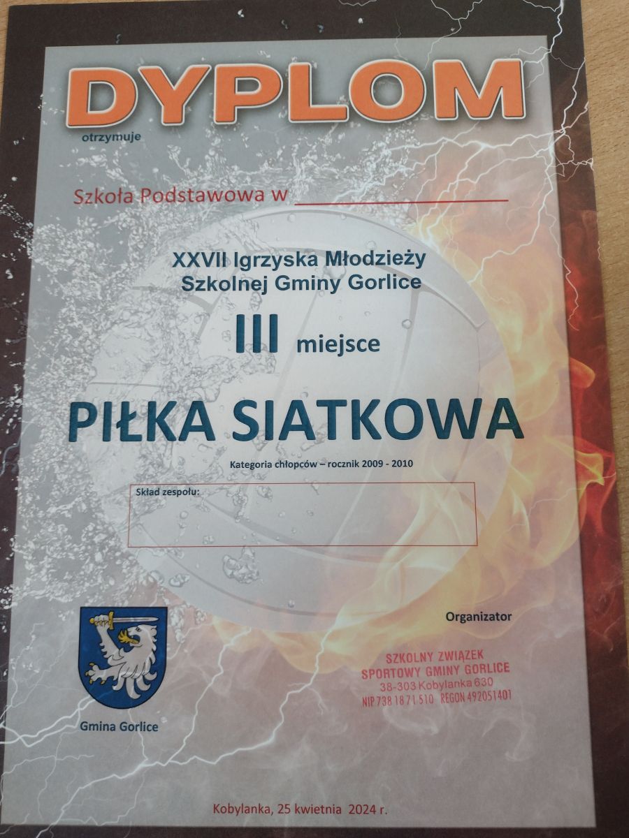 Gminny Turniej Piłki Siatkowej